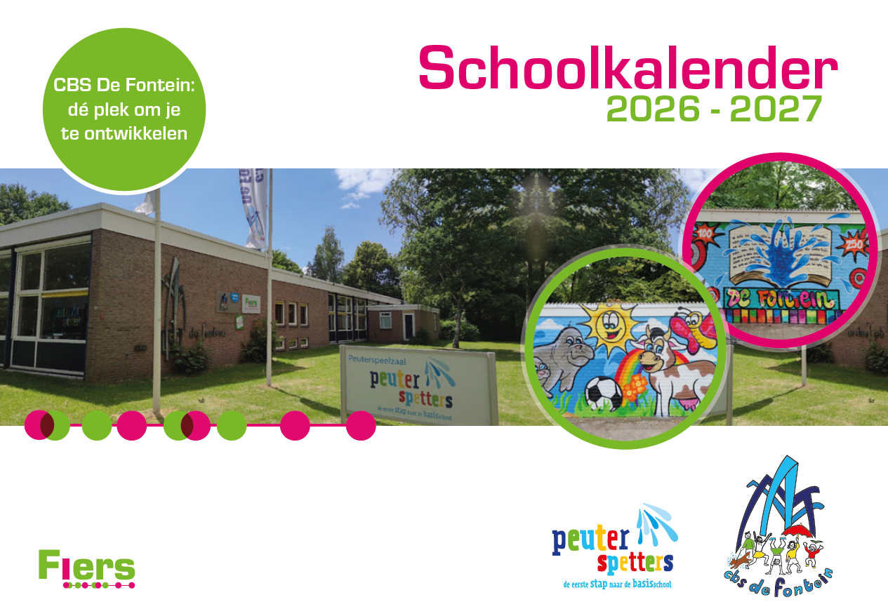 voorkant schoolkalender 2026-2027